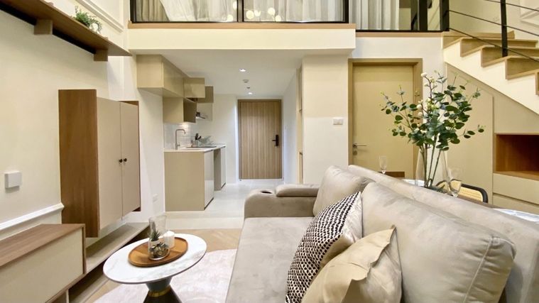 ให้เช่าคอนโด ณ รีวา เจริญนคร อาคาร 1 ชั้น 16 Duplex ขนาด 30.00 ตรม ใกล้ Iconsiam