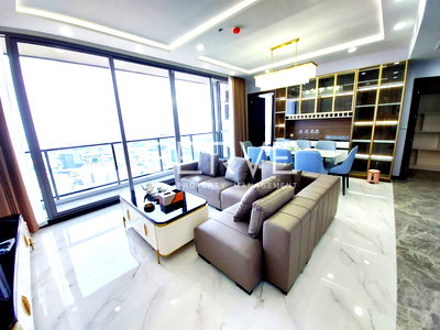 Condos for rent : Corner Room 3 Beds 188 sq.m. Luxury Style Super High Fl. 40+ Good View BTS Punnawithi 700 m.-Whizdom Inspire Sukhumvit