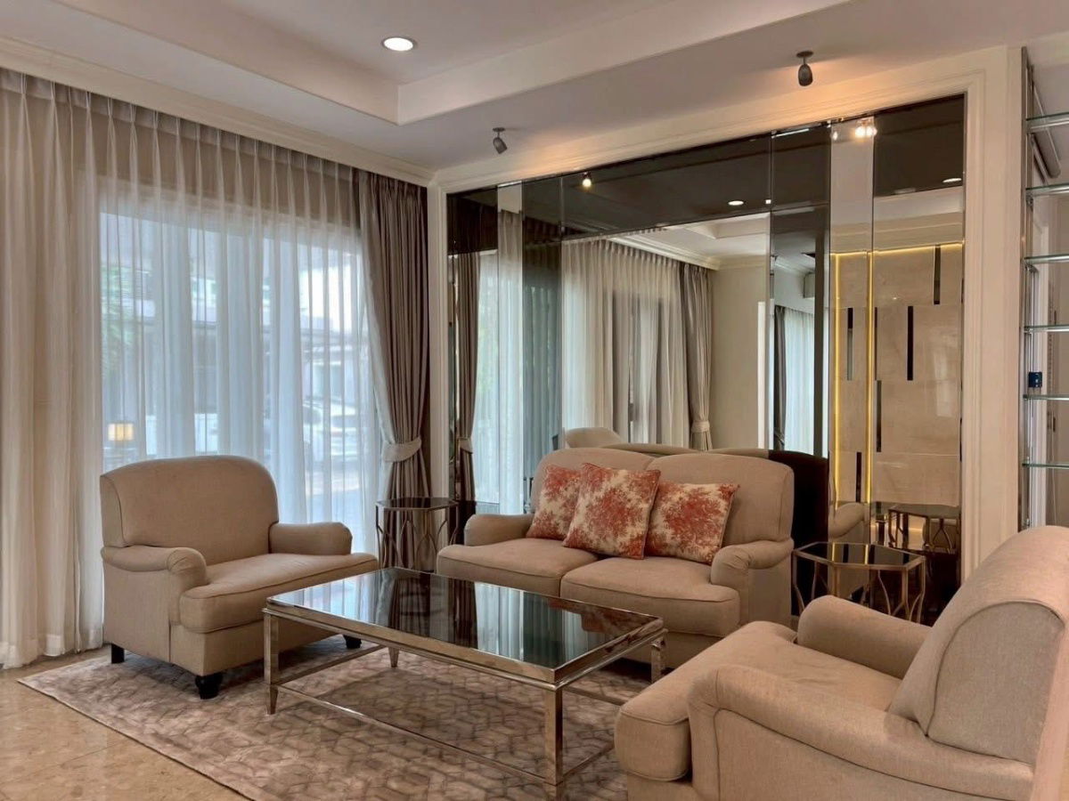 picture For rent, for lease, single house, Rama 9, Srinakarin, Grand Bangkok Boulevard Village, cheap price, interested, Line: @951qfbfi - 2/15