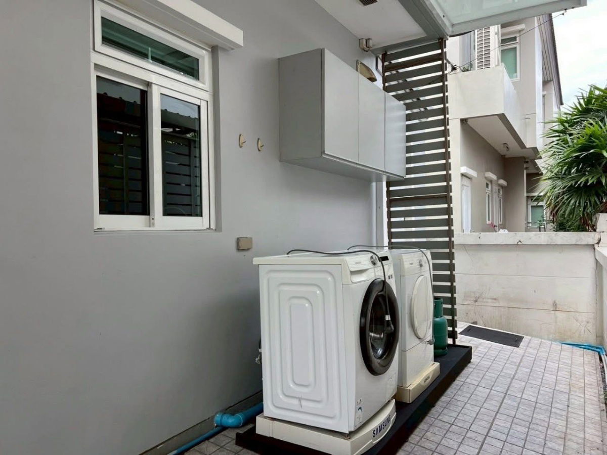 picture For rent, for lease, single house, Rama 9, Srinakarin, Grand Bangkok Boulevard Village, cheap price, interested, Line: @951qfbfi - 6/15