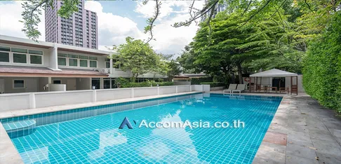 🔼🔽 AccomA 📩 Common Pool 3 BR House @Ekkamai Cozy House with swimming pool (AA30960)