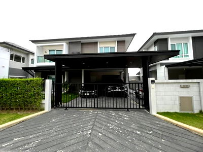 Houses for rent Srinakarin-Romklao Road : 🏡#PN2401_114🏡𝗙𝗼𝗿 𝗥𝗲𝗻𝘁5️⃣9️⃣ k.🔥🔥 #Near MRT Sri Kreetha ✨#Available and ready to view Single house project: Centara Rama 9 Bangkok Kreetha