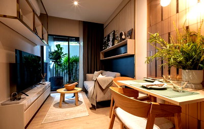 Condos for sale Lat Phrao District Office : Sell Down Payment  1 Bed City view Fully Furnished New Condo Good Location Next To Ekkamai-RamInthra,Central East Ville   @  Noble Create