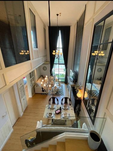 ให้เช่า Villa Asoke (วิลล่า อโศก) 2 ห้องนอน Duplex พร้อมเข้าอยู่ ห้องสวย ใกล้ MRT เพชรบุรี  Line@joinmeliving