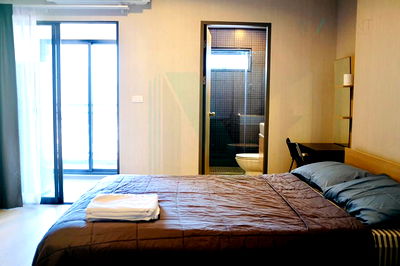 Condos for rent BTS Samrong : For rent condo IDEO SUKHUMVIT 115 Building 1, Floor 21,Studio, Room size 30.00 sqm