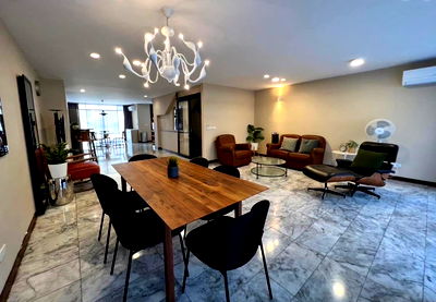 บ้านเดี่ยวให้เช่า : ว่างพร้อมอยู่! 4นอน 6น้ำ 400ตรม. จอดรถ3คัน Line id: @pfagent