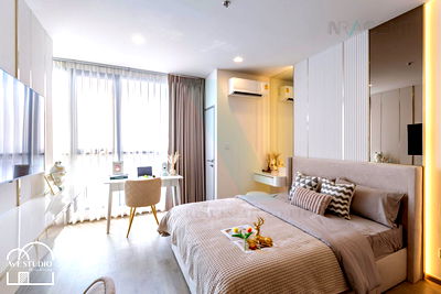 เช่าคอนโด กรุงเทพมหานคร : ให้เช่าคอนโด เดอะ คราวน์ เรสซิเดนท์เซส อาคาร 1 ชั้น 8 สตูดิโอ ขนาด 27 ตรม ใกล้ MRT ลุมพินี