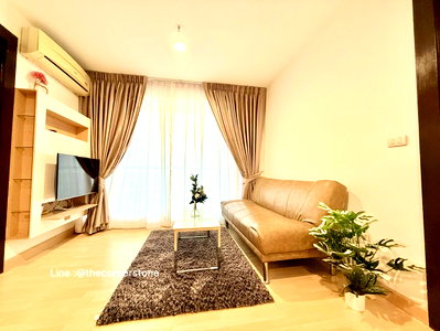 Condos for rent : For Rent 2 Bed " 𝐑𝐡𝐲𝐭𝐡𝐦 𝐑𝐚𝐭𝐜𝐡𝐚𝐝𝐚 " Size 73 Sq.m. Floor 27+  Near : MRT-Ratchadapisek