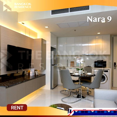 Condos for rent :  Nara 9 ⭐ Elegant, Stylish Unit You Can Enjoy Every Day 🤎 Near BRT Arkhan Songkhro 