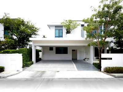 บ้านเดี่ยว บ.ศรีไทยวิศวภัณฑ์ : ขายบ้านเดี่ยว 2 ชั้น หมู่บ้าน มัณฑนา กม.15 76 ตารางวา