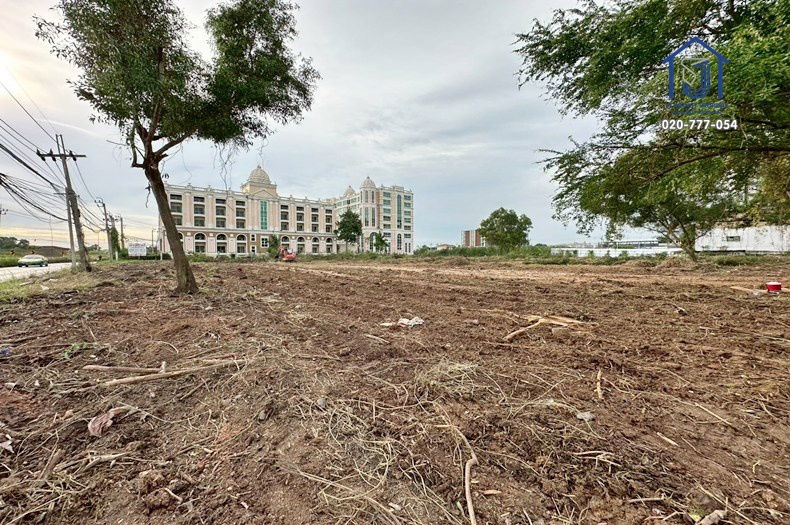 รูป ขายที่ดินถมแล้ว 3ไร่ ซอยเอแบค ถนนบางนา-ตราด กม.26 ใกล้ทางด่วนบูรพาวิถี (ทางด่วนสายบางนา-ชลบุรี) - รูปที่ 6/7