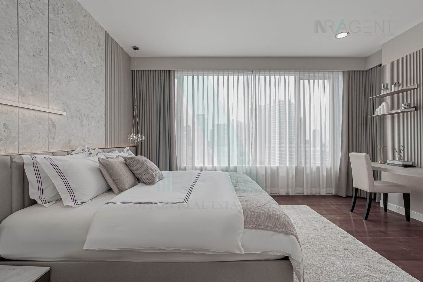 รูป 🚩 ให้เช่าคอนโด แฮมป์ตัน ทองหล่อ 10 อาคาร 1 ชั้น 18 3 ห้องนอน ขนาด 164.00 ตรม ใกล้ ห้างอารีน่า - รูปที่ 3/8