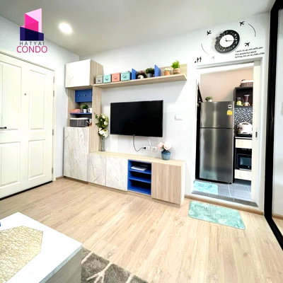 Condos for rent : D Condo Hat Yai for rent, corner room, 4th floor, Building B