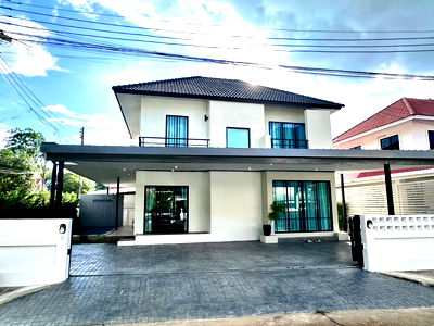 Houses for sale Hang Dong Post Office : 🇬🇧 Modern Luxury Pool Villa — Corner Plot in Koolpunt Ville 9, Chiang Mai
