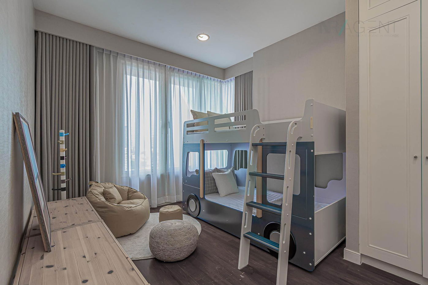 รูป 🚩 ให้เช่าคอนโด แฮมป์ตัน ทองหล่อ 10 อาคาร 1 ชั้น 18 3 ห้องนอน ขนาด 164.00 ตรม ใกล้ ห้างอารีน่า - รูปที่ 7/8