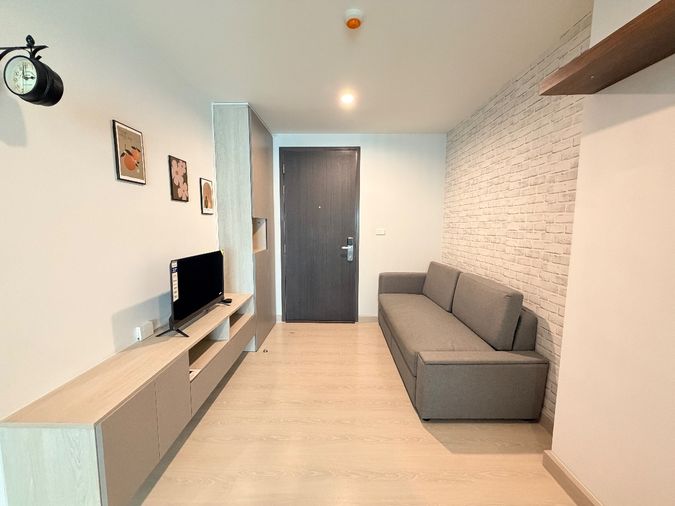 ให้เช่าคอนโดใกล้ BTSสำโรง : Niche ID สุขุมวิท 113 เฟอร์ครบ แต่งสวยพร้อมอยู่