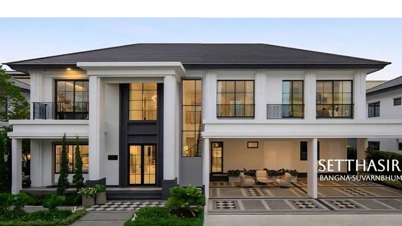 บ้านเดี่ยวให้เช่า : ให้เช่า บ้านเดี่ยวหรู โครงการเศรษฐสิริ บางนา–สุวรรณภูมิ ทำเลดีเยี่ยม ใกล้เมกาบางนา