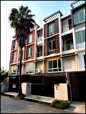 โฮมออฟฟิศให้เช่า : AT633 ให้เช่าโฮมออฟฟิศ ทาวน์โฮม 4 ชั้น ย่านนวลจันทร์ เดอะไพรมารี อัลติเมท เกษตรนวมินทร์ ใกล้ทางด่วนรามอินทราอาจณรงค์