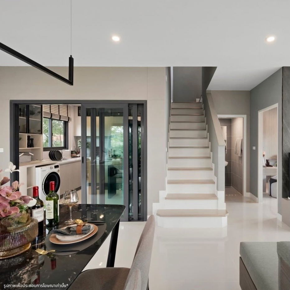 รูป บ้านใหม่มือหนึ่ง ที่ดิน 100 ตารางวา ใกล้สนามบิน มหาวิทยาลัย โรงพยาบาล รถไฟฟ้า ถนนตัดใหม่ จุดขึ้นลงทางด่วน โรงเรียนนานาชาติ {เจ้าของ} ใกล้ถนนใหญ่ - รูปที่ 2/23