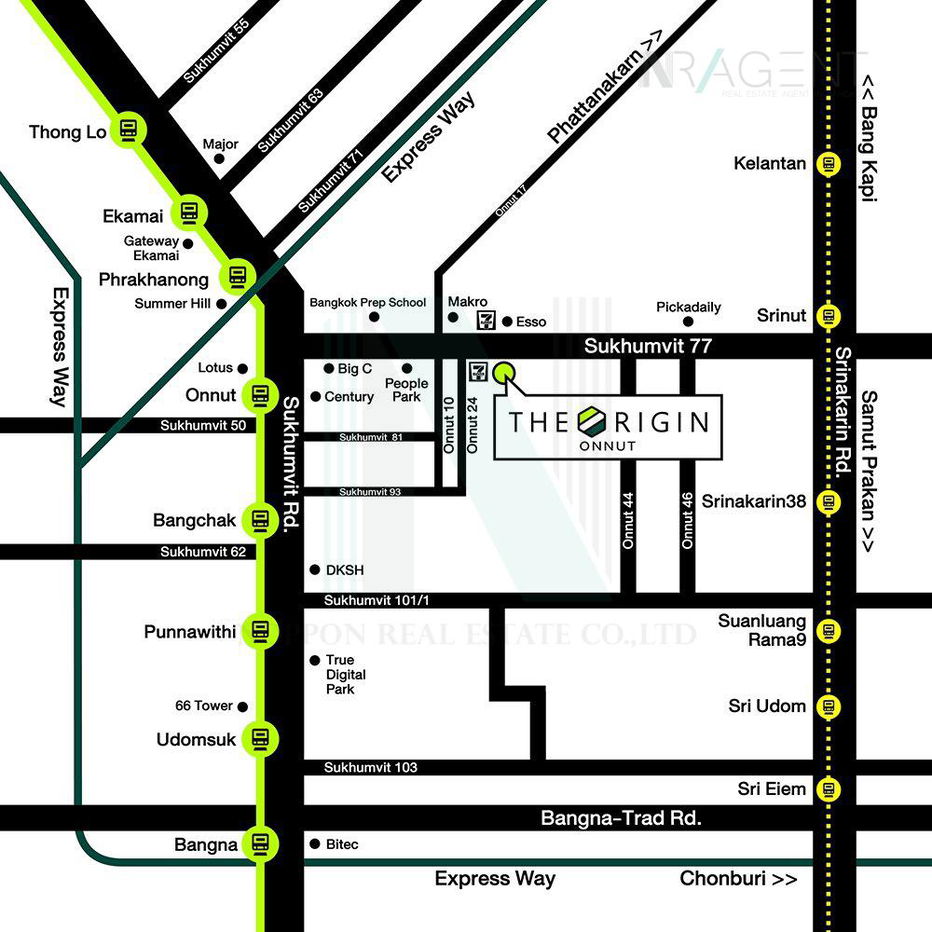 รูป ให้เช่าคอนโด ดิ ออริจิ้น อ่อนนุช อาคาร B ชั้น 2 สตูดิโอ ขนาด 22.00 ตรม ใกล้ แม็คโคร ฟู้ดเซอร์วิส อ่อนนุช - รูปที่ 8/8