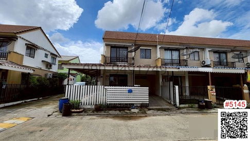 House for rent, Pruksa 58/2, Lat Krabang 54, corner house, fully furnished, ready to move in