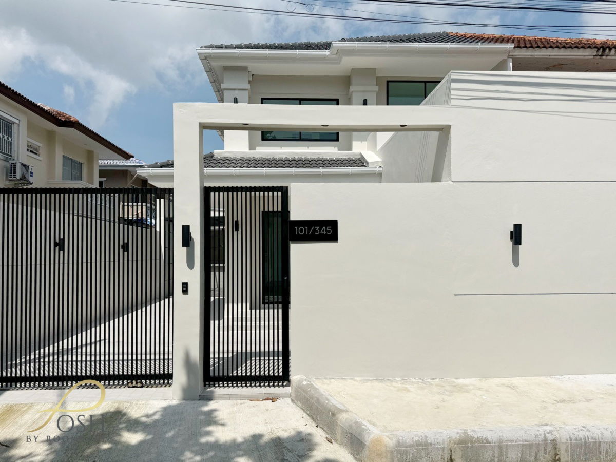 picture Dusitburi Village Located in the Rassada – Samkong area, behind PKRU A high-quality fully renovated semi-detached two-storey house in modern style - 7/43