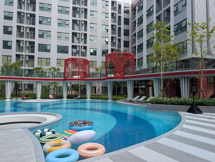 รูปภาพ ให้เช่า คอนโดใหม่ 24.57 ตร.ม. ห้องมุมส่วนตัวสุดๆ ใกล้ ม.ธรรมศาสตร์รังสิต 🔥พร้อมอยู่ 1 ก.พ. 2026🔥Kave Wonderland เฟอร์นิเจอร์เครื่องใช้ไฟฟ้าใหม่ครบ