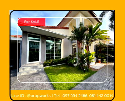 Houses for sale Nong Khaem : [For Sale | SHB23376] 🏡Sasithorn Bangbon 3 💎Move-in-ready Corner Unit | Easy-access Location | 3-phase Power + EV Charger