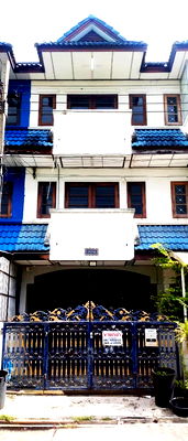 เช่าทาวน์โฮม เมืองนนทบุรี นนทบุรี : ให้เช่าทาวน์เฮ้าส์ 3 ชั้น ซอยประชาราษฎร์ 16/1 ใกล้ Big C ติวานนท์ และ MRT แยกติวานนท์