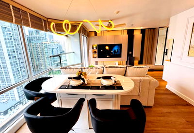 คอนโดให้เช่า : ว่างพร้อมอยู่! สุขุมวิท สวีท. 1นอน 47ตรม. Line id: @pfagent