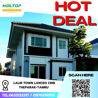 Twin houses for rent Wellgrow Industrial Estate : #R7449 🎉 091168 House for rent Lalin Town Lanceo Crib Theparak-Tamru 