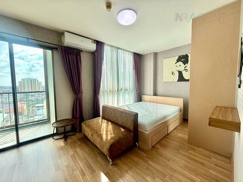 For Rent Condo IDEO MIX SUKHUMVIT 103 Building A, Floor 12,Studio, Room size 23 sqm