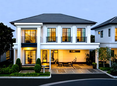 บ้านเดี่ยว สมุทรปราการ : 🔥 Hot Deal! บ้านหรู Modern Classic วิวเลคสุดพรีเมียม เหลือเพียงไม่กี่หลังเท่านั้น! 📞 061-6161426 | 💚 LINE: @wsrcondo