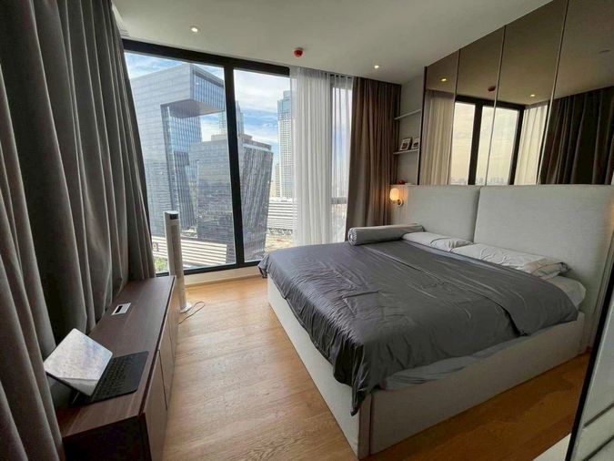 Ashton Asoke Rama 9 2B2B ชั้น 27 ขนาด 62 ตร.ม  60,000 บาท / เดือน เฟอร์ครบ