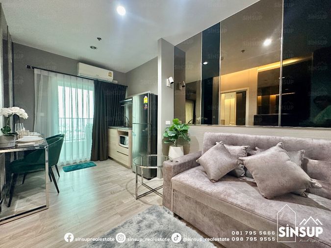 🏙️ Plum Condo Ramkhamhaeng Station Luxury meets affordability. Fully-furnished condo with elegant design — just steps from ARL Ramkhamhaeng.