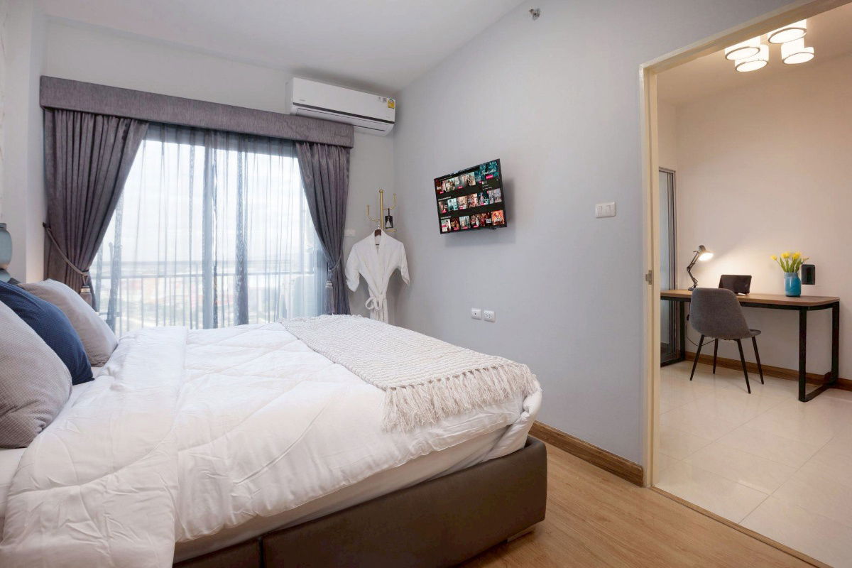 รูป คอนโดให้เช่าเดือนละ 13,500 บาท ใกล้เซ็นทรัลเฟสติวัลเพียง 10 นาที No.1C740 - รูปที่ 6/12