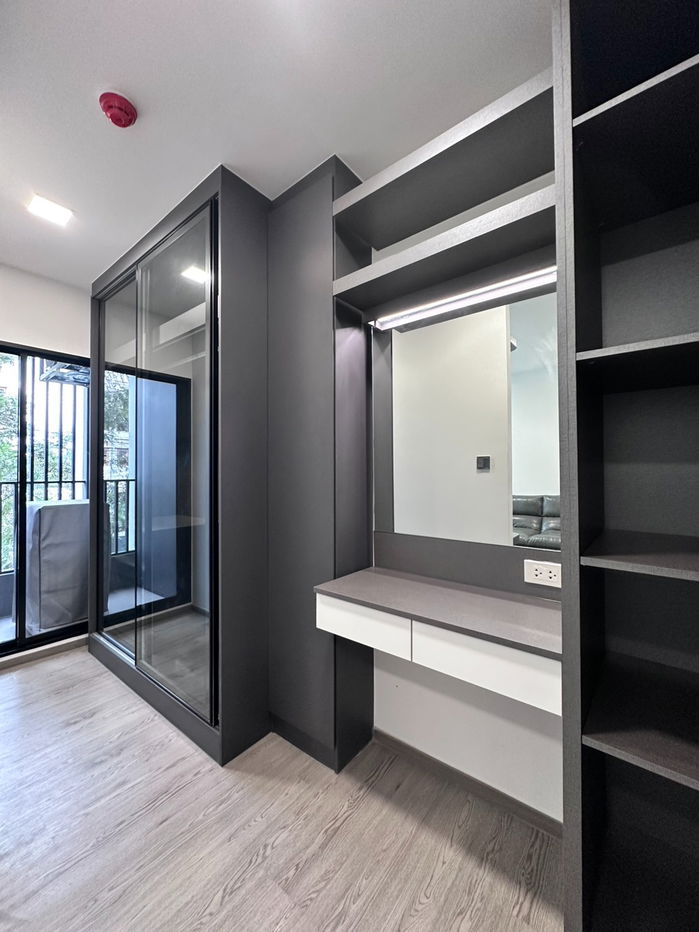 รูป ปล่อยเช่าห้องใหม่ Maroon Ratchada32 ส่วนกลาง 8 ชั้น | 1 ห้องนอน พื้นที่ 27 ตรม บิ้วห้อง เครื่องใช้ไฟฟ้าครบ | 082-4499822 แพรวา - รูปที่ 4/11