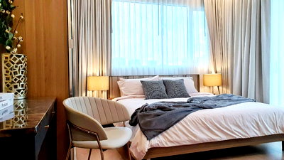 คอนโดให้เช่า : Supalai Elite Payathai【𝐑𝐄𝐍𝐓】🔥ห้องโทนอบอุ่นเรียบหรู เฟอร์ไม้แท้คัดพิเศษ เติมดีเทลความสงบในทุกมุม🔥 ติดต่อไลน์ไอดี: @hacondo