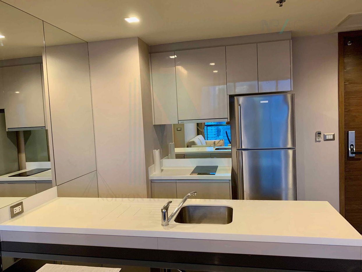 picture 🚩 For Rent Condo THE ADDRESS SATHORN Building 1, Floor 30,1 bed room, Room size 52 sqm - 7/8