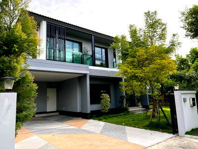 Houses for rent Anya Thani Industrial Estate (Gemopolis) : 🏡#PT2309_040🏡𝗙𝗼𝗿 𝗥𝗲𝗻1️⃣1️⃣0️⃣k.🔥🔥 🏡Luxury and beautiful detached house🏡 ✨#Vacant room 1 Dec 68 Burasiri Wongwaen On Nut project