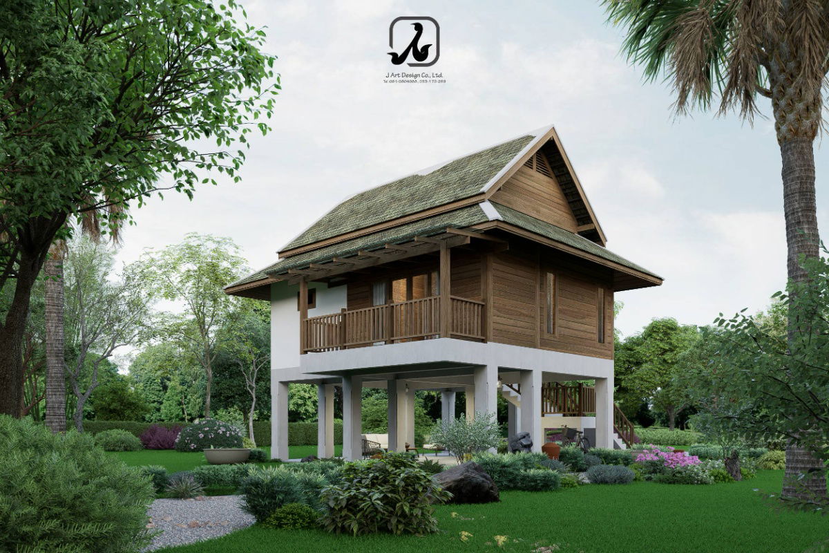 รูป บ้าน รับออกแบบบ้าน ออกแบบตกแต่งภายใน รับเหมาก่อสร้างบ้านและสวนทั่วไทย - รูปที่ 3/6