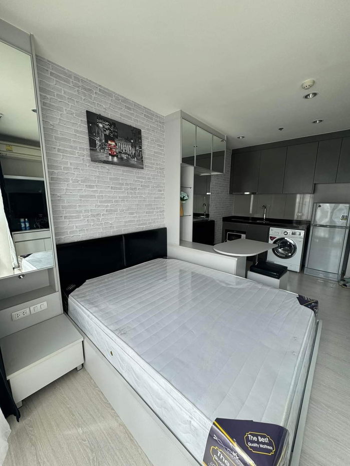 picture ✨#PT2411_082 ✨𝗙𝗼𝗿 𝗥𝗲𝗻𝘁 1️⃣4️⃣k.🔥🔥#Near MRT Rama 9 ✨#Vacant room 15 Dec 2025 Rhythm Asoke 1 Condo - 1/9