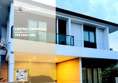 Houses for rent Song Prapha Road : Single house for rent ✨ Centro Vibhavadi ✨ 4 bedrooms, 5 bathrooms, fully furnished and equipped with appliances