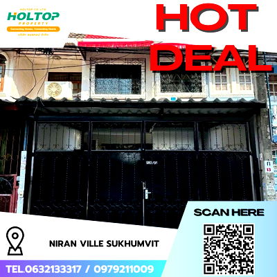 Townhouses for rent Phra Khanong : #R7486 🎉 101168 House for rent   Niran Ville Sukhumvit