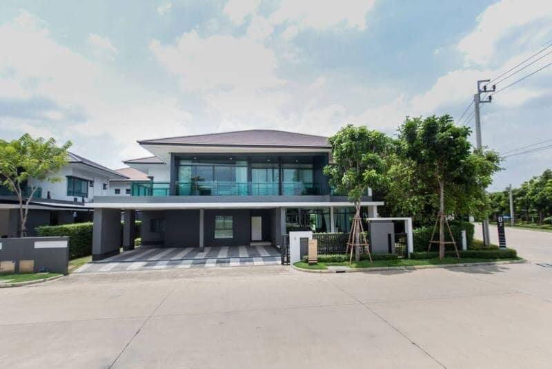 บ้านเดี่ยวให้เช่า : ให้เช่าบ้านเดี่ยว เศรษฐสิริ กรุงเทพกรีฑา 4 ห้องนอน 160,000บาท | ติดต่อ 085-546-9559