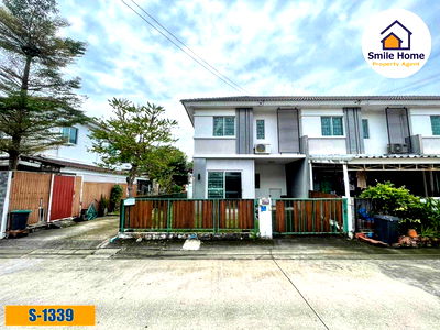 ทาวน์โฮม สมุทรปราการ : ขายทาวน์เฮาส์ พฤกษา86/1 ลาดกระบัง-สุวรรณภูมิ หลังริมต้นโครงการ