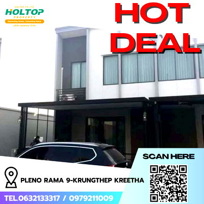 Townhouses for rent Thap Chang : #R7484 🎉 101168 House for rent  Pleno Rama 9-Krungthep Kreetha