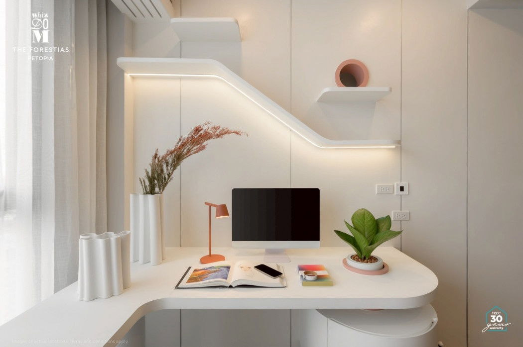 รูป ขายคอนโด Whizdom The Forestias (วิสซ์ดอม เดอะ ฟอเรสเทียส์) ขนาด 58.38 ตรม ชั้น 18 - รูปที่ 3/6