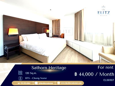 คอนโดให้เช่า : ✨ ห้องมุมปัง Sathorn Heritage Rare Unit วิวอลัง ราคาดีที่สุด 💯