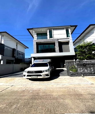 เช่าบ้านเดี่ยว ถนนสุขาภิบาล 5 : ให้เช่าบ้าน 3ชั้น ศุภาลัย 50 ตร.วา. 250 ตร.ม. ม.นอร์ทกรุงเทพ 3.2 กม.เพลินนารี่ มอลล์ 2.1กม.4นอน ไปรษณีย์ สายไหม 1.2 กม. 4 น้ำ